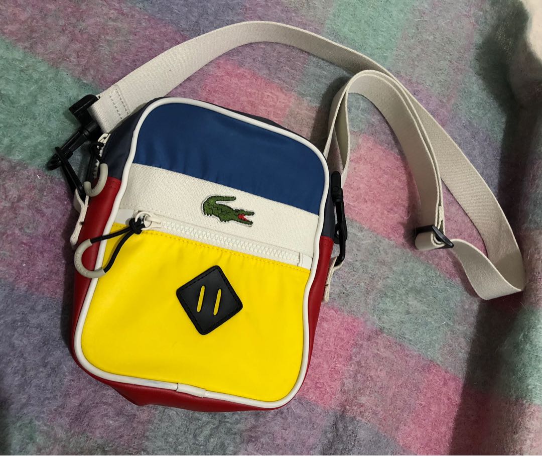 Original Lacoste Live Colourblock Sling Bag Men s Fashion Bags