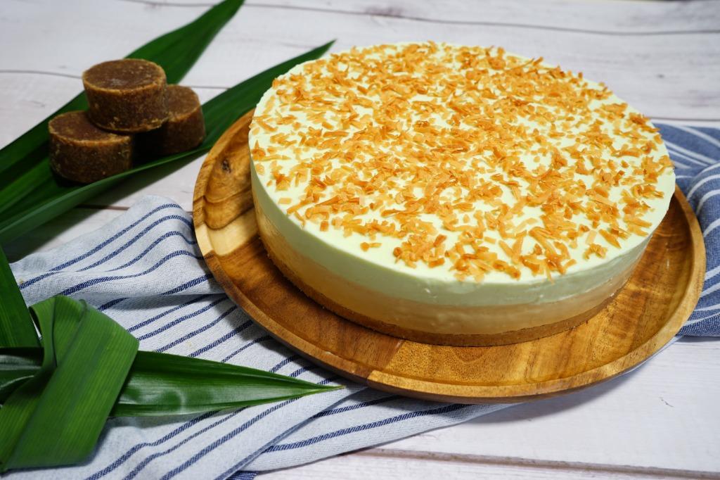 Pandan Gula Melaka Cheesecake Food Drinks Baked Goods On Carousell
