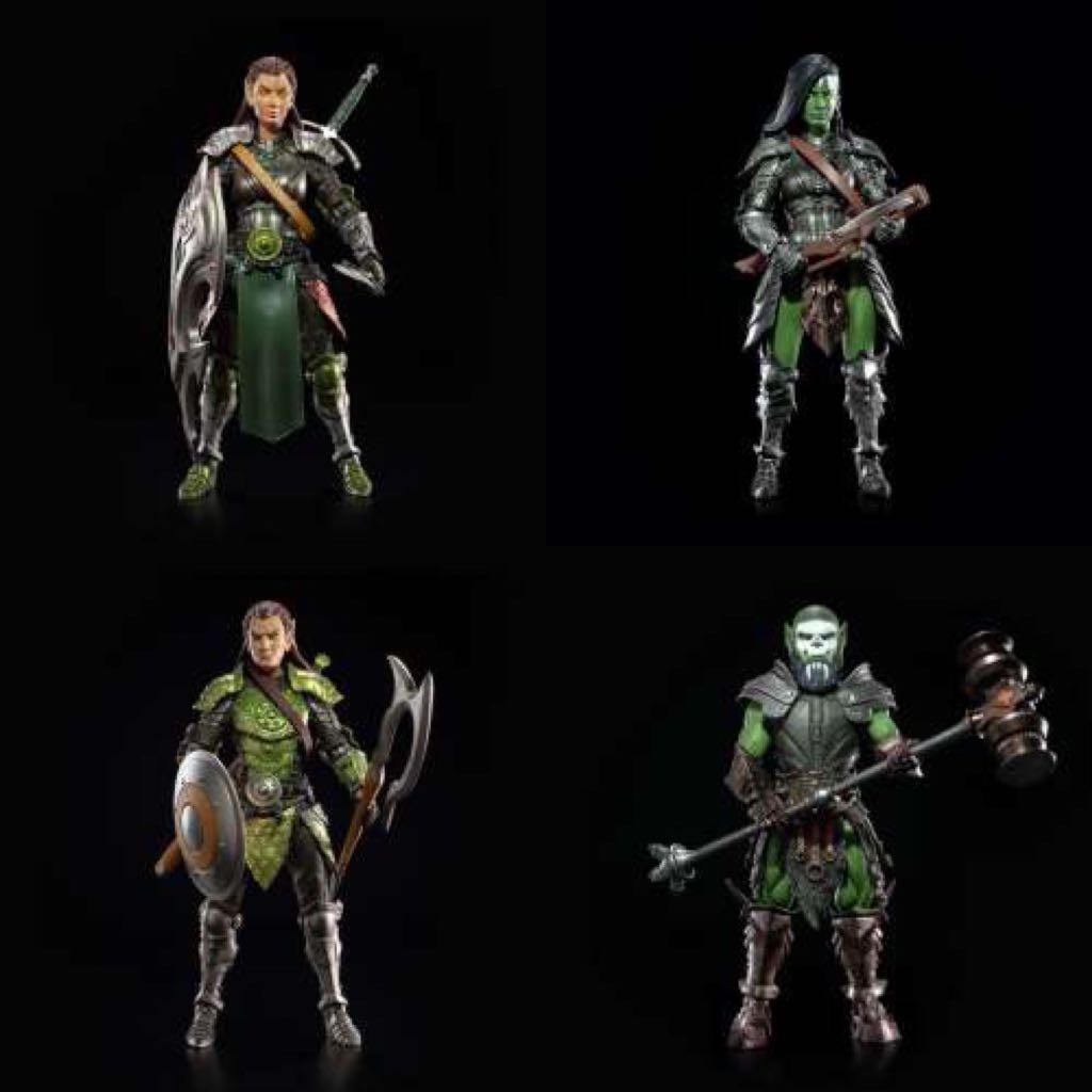 PO] Mythic Legions War of Aetherblade Deluxe Male Female Orc Elf