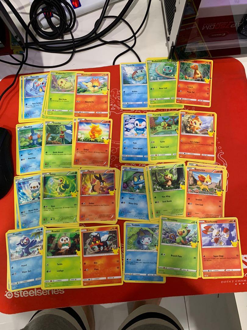 Pokemon 25th anniversary mcdonalds cards, Hobbies & Toys, Toys & Games