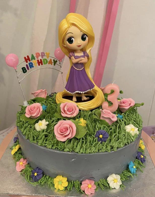 Rapunzel Cake - The Girl on the Swing