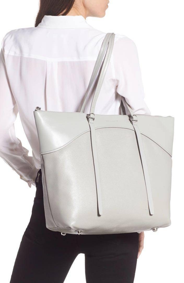 Rebecca minkoff signature leather tote deals