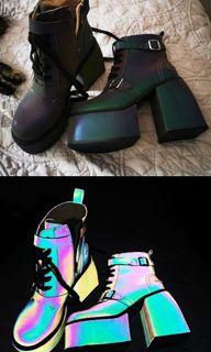 Reflective boots