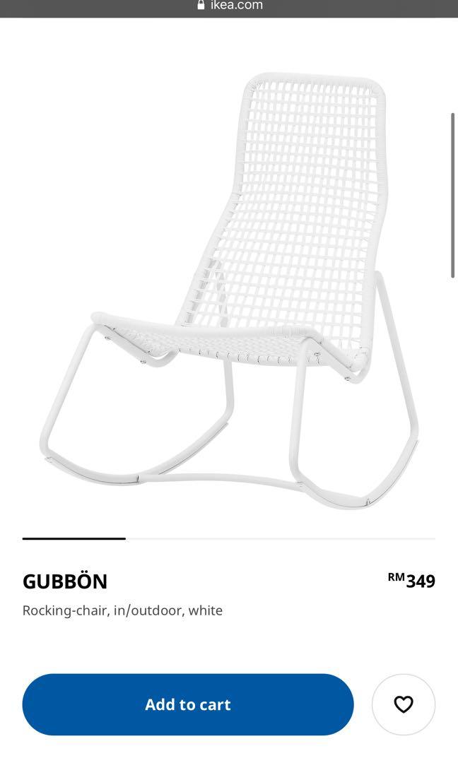 Rocking chair ikea indoor/outdoor, Home u0026 Furniture, Furniture on 