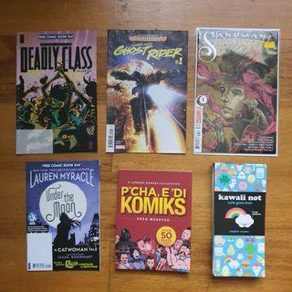 Sandman Universe 1 Neil Gaiman plus free comics, Toto Madayag Komiks, Kawaii Not Meghan Murphy