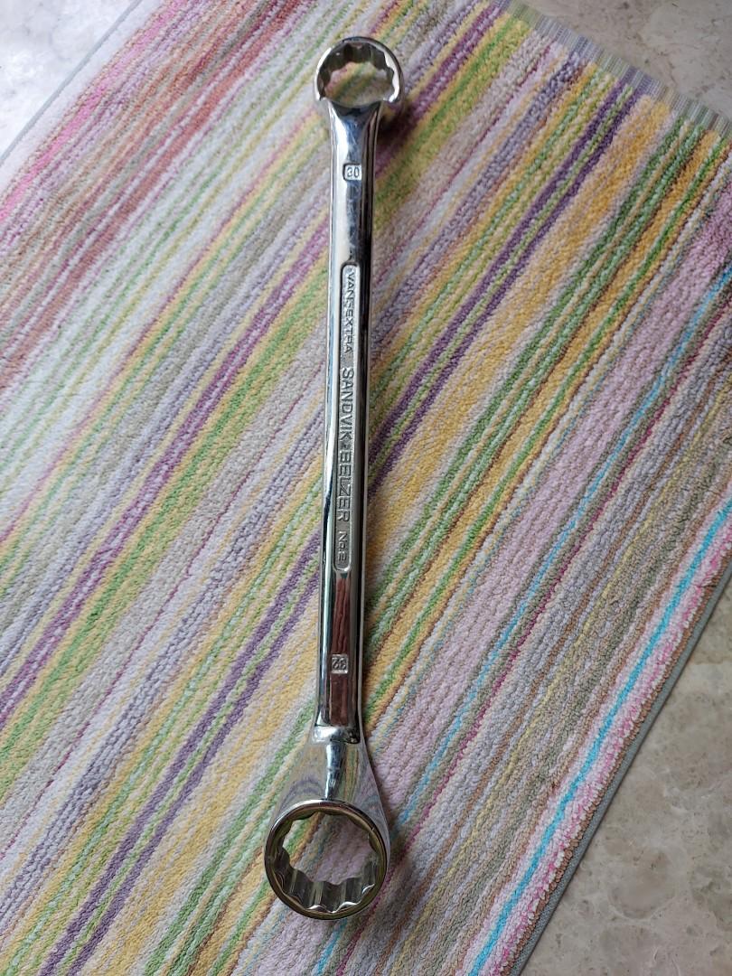 Sandvik Belzer Wrench 30 and 32 mm, Furniture & Home Living, Home