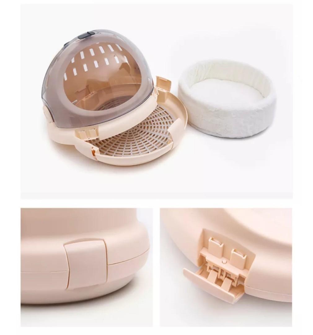 Spaceship Pet Carrier for small dogs cats and rabbits
