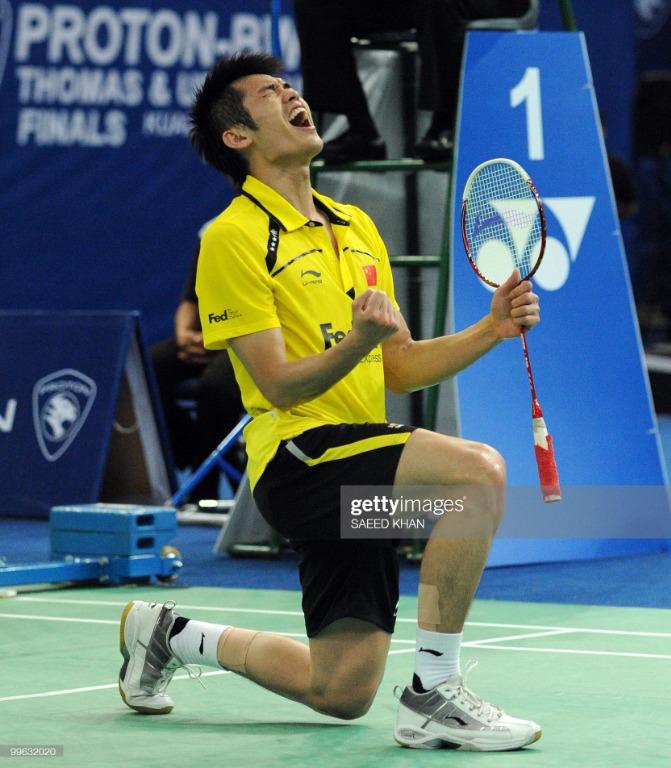 SPECIAL CP CHINA PLAYER VERSION ISSUED TO LIN DAN LI NING AYAD005 2009 2010 SEASON Men s White Grey Shoe Size Euro 42 or 26.5cm