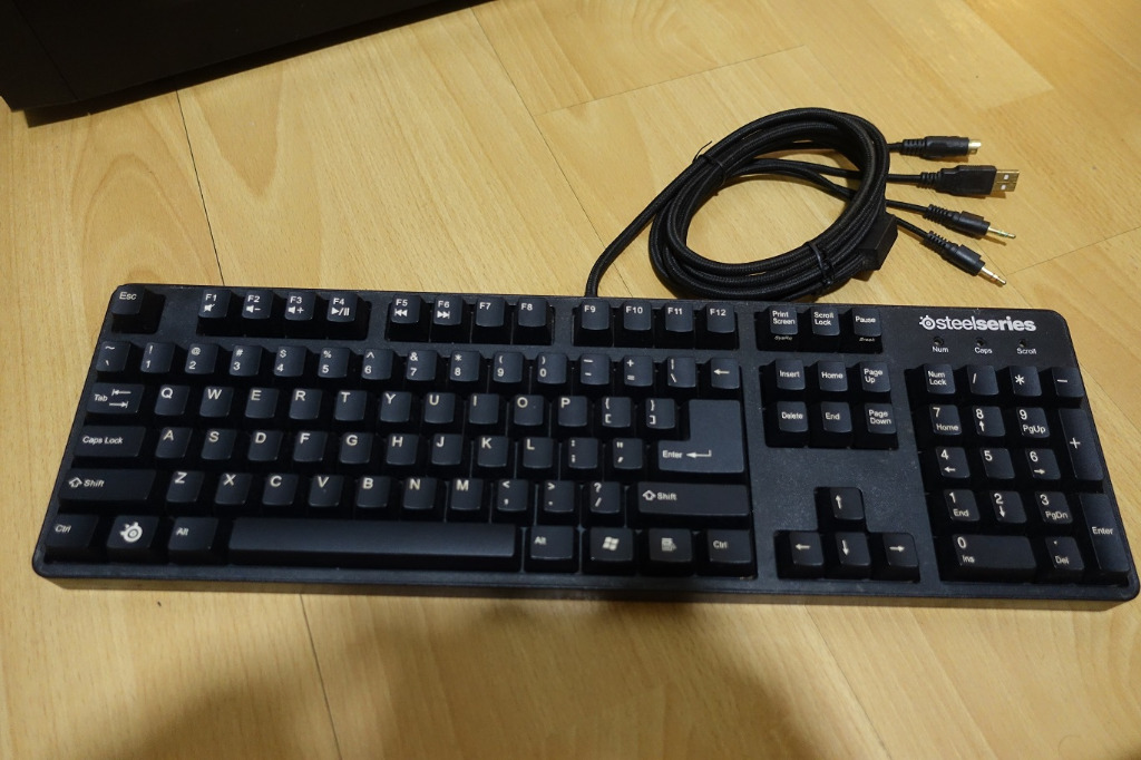 Steelseries 7G Full Size Mechanical Gaming Keyboard (Cherry Black ...