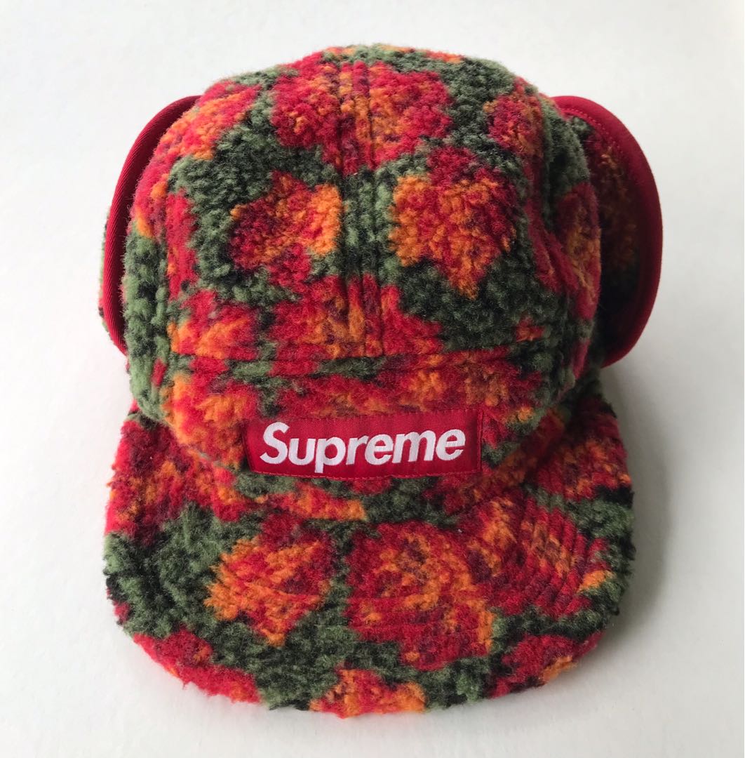 supreme flap hat
