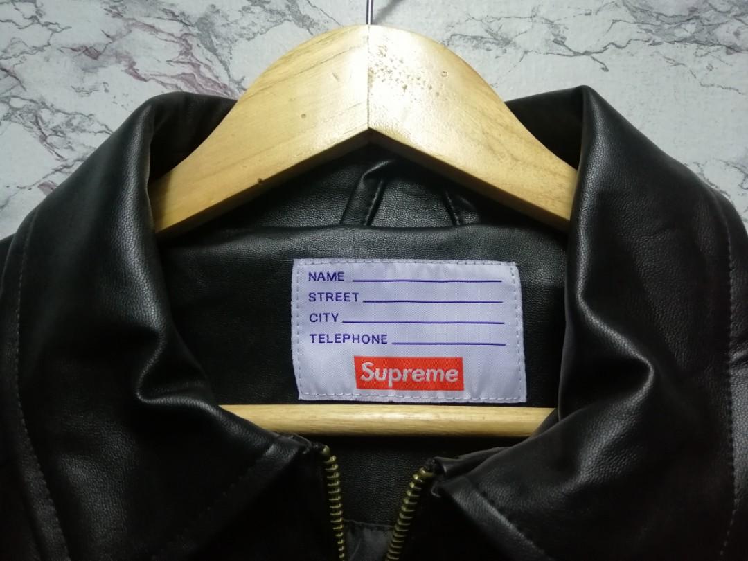 Supreme champion hot sale leather jacket