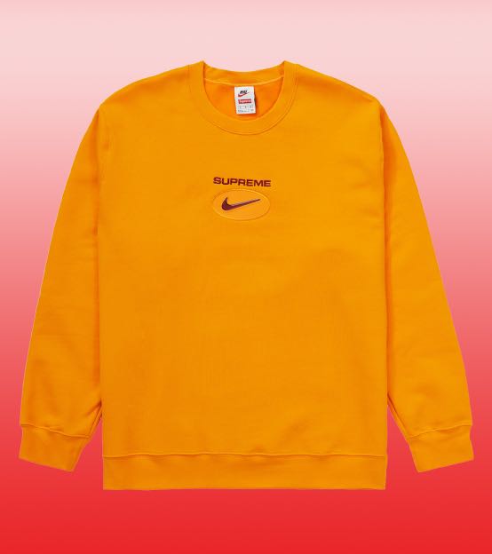 supreme sweater orange