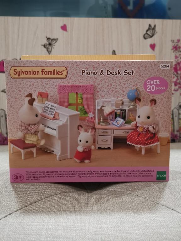 Sylvanian families piano and desk set store
