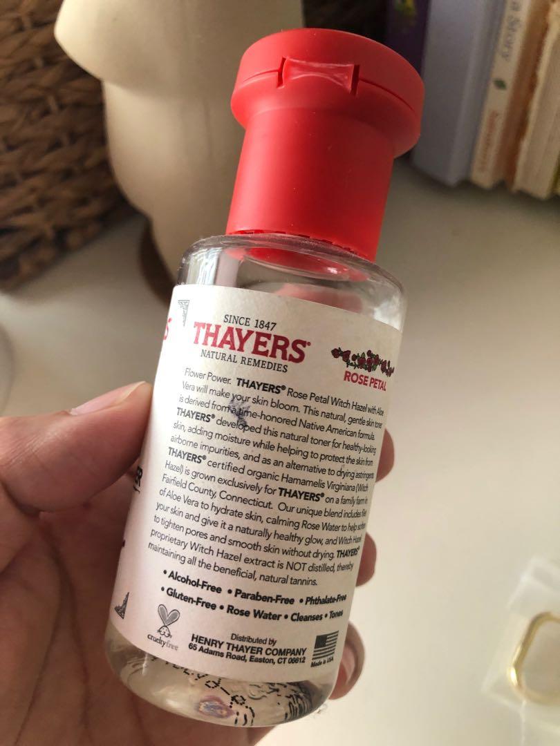Thayers Witch Hazel Rose Petal( 3/4 full) (Category: Face Care) located in Paranaque City. Submitted by inmycloset08 (Listing ID 1073026240, Image 3). Description: .