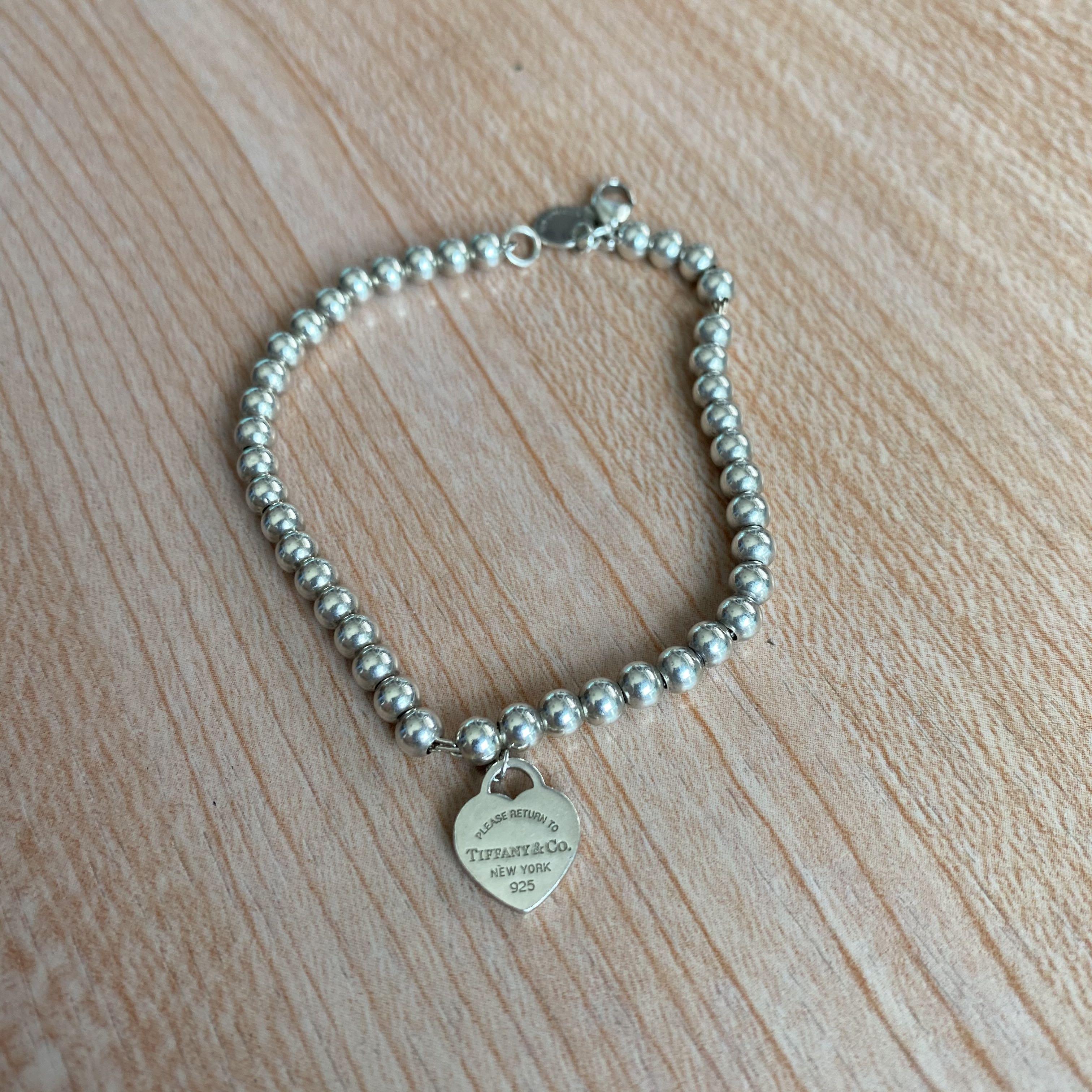 Tiffany And Co Bead Bracelet Women S Fashion Jewelry Organisers Bracelets On Carousell