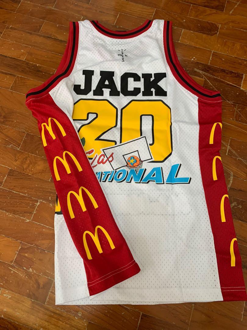 Travis Scott x McDonald's Cactus Jack All American Jersey White - FW20 –  Milk Room: Luxury Streetwear x Vintage x Sneakers
