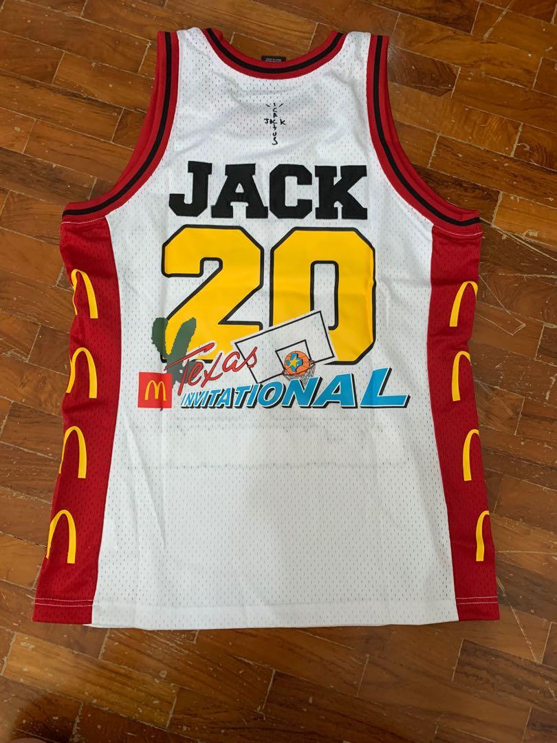 Travis Scott x McDonald’s Cactus Jack All American Jersey White