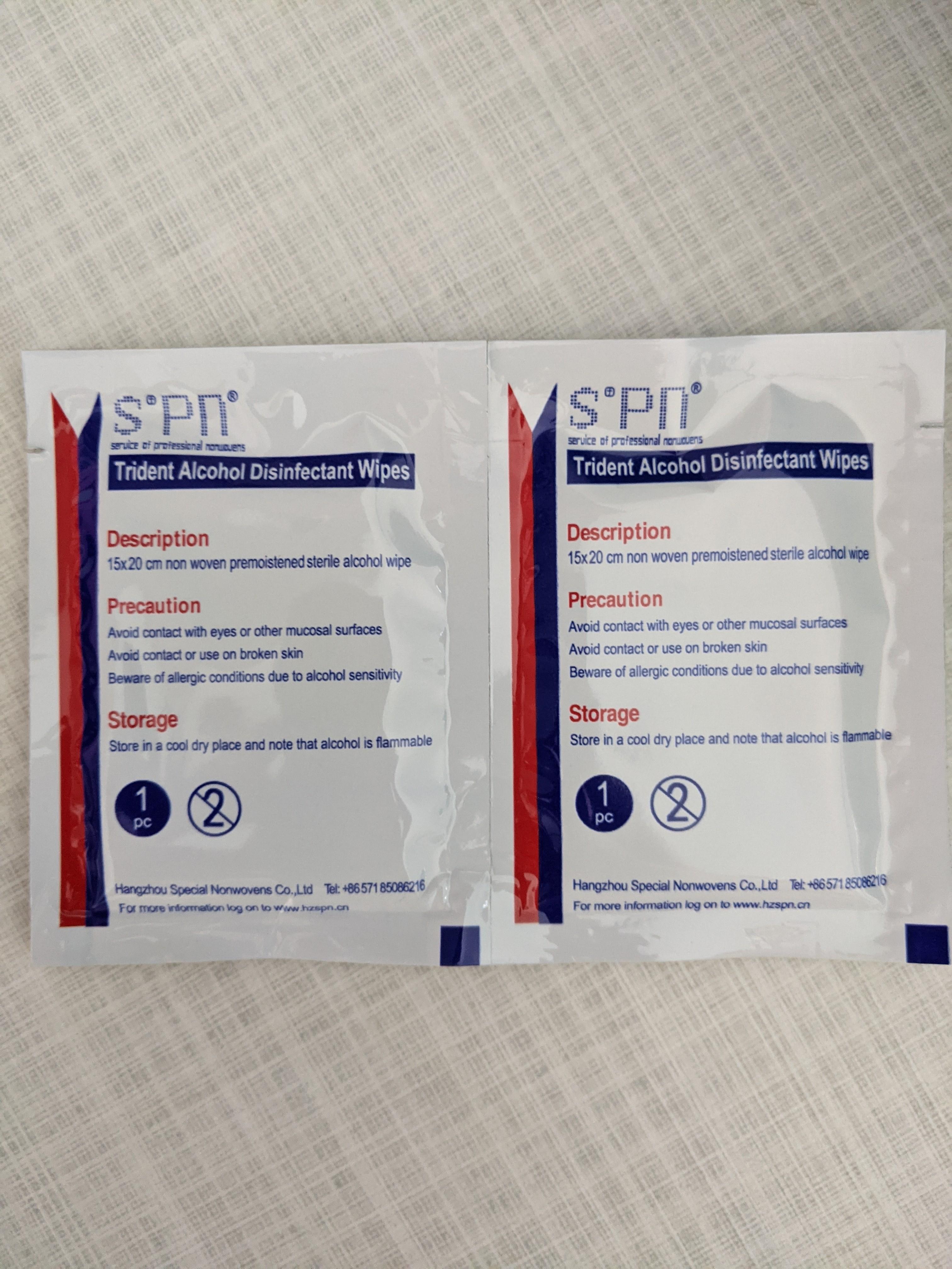 Trident Alcohol Disinfectant Wipes, Everything Else on Carousell