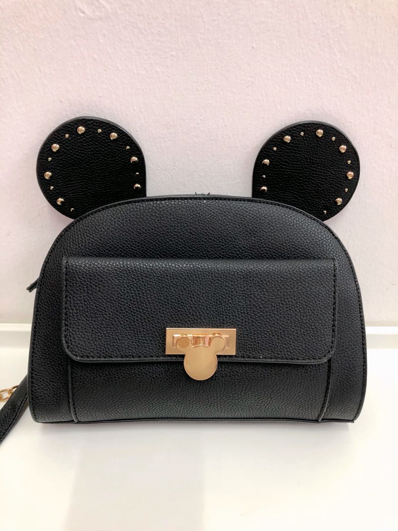 Primark Disney Mickey Mouse Quilted Shoulder Body Tote Backpack Travel Bag  | eBay