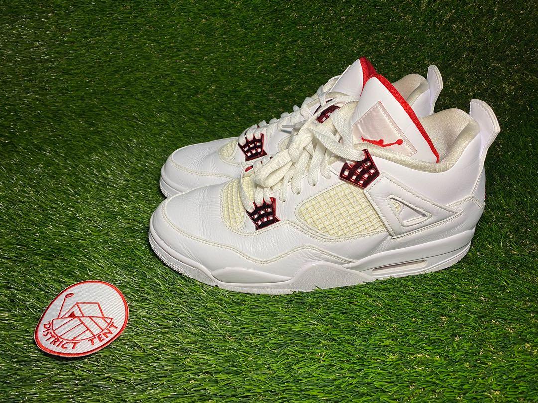 Nike Air Jordan 4 Metallic Red, Men's 