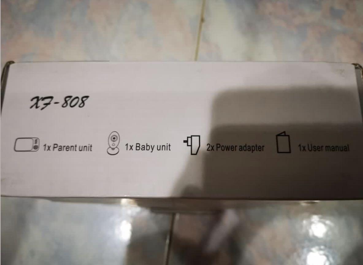 Video Baby monitor X7808, Babies & Kids, Baby Monitors on Carousell