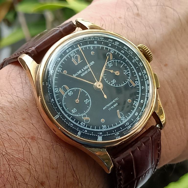Vintage Baume et Mercier chronograph 50 s
