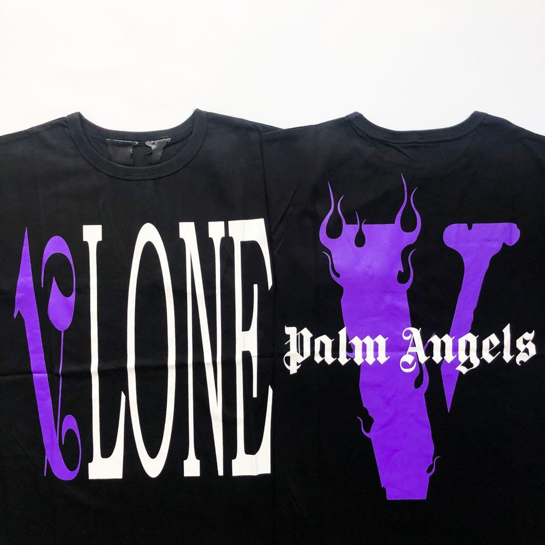 Vlone x Palm Angels Tee, Men's Fashion, Tops & Sets, Tshirts & Polo Shirts  on Carousell