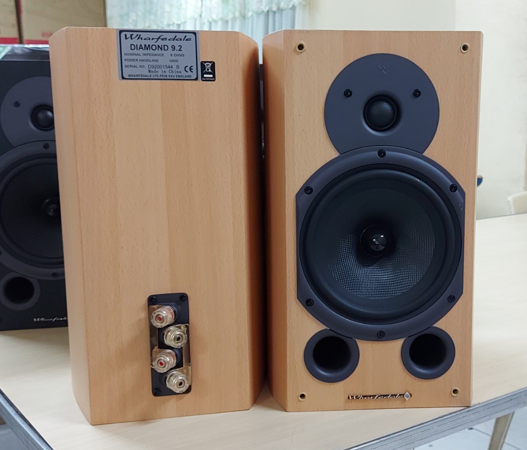 Wharfedale Diamond 9.2 Bookshelf Speaker Audio Soundbars
