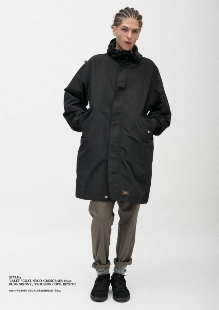 wtaps 17ss valet / coat.nyco.grosgrain 60/40, 男裝, 外套及戶外衣服