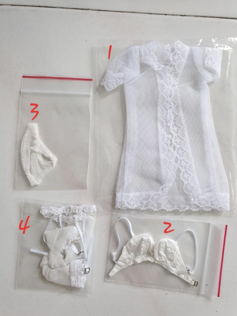 1/6 Scale Female White Lace Underwear Set for PH UD JO Action