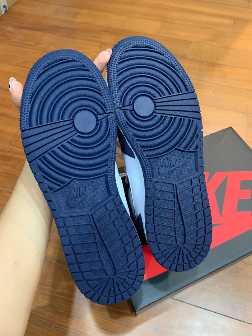 6Y Nike Air Jordan 1 Japan CO Midnight Navy, Men's Fashion, Footwear