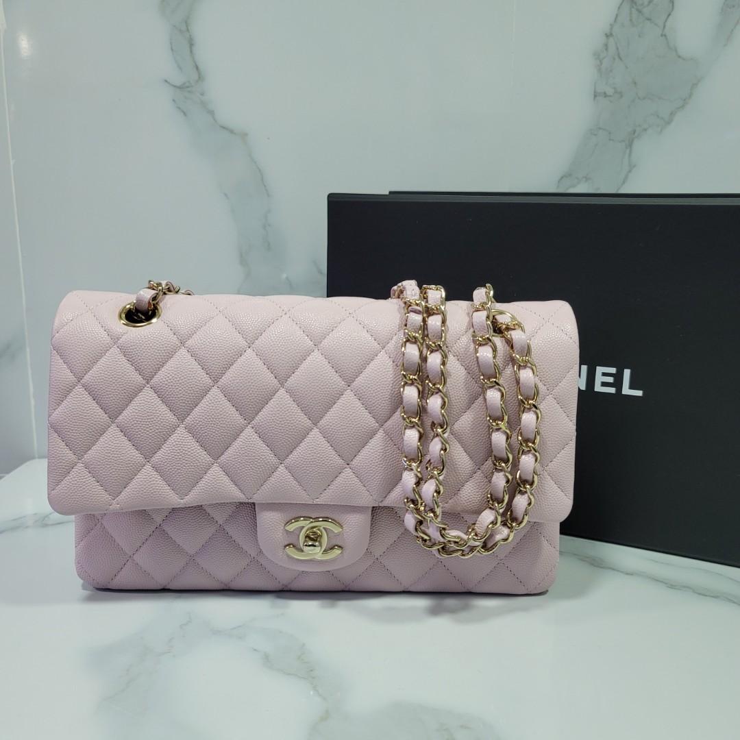 2021 Chanel Classic Flap Bag 25 , 名牌, 手袋及銀包- Carousell