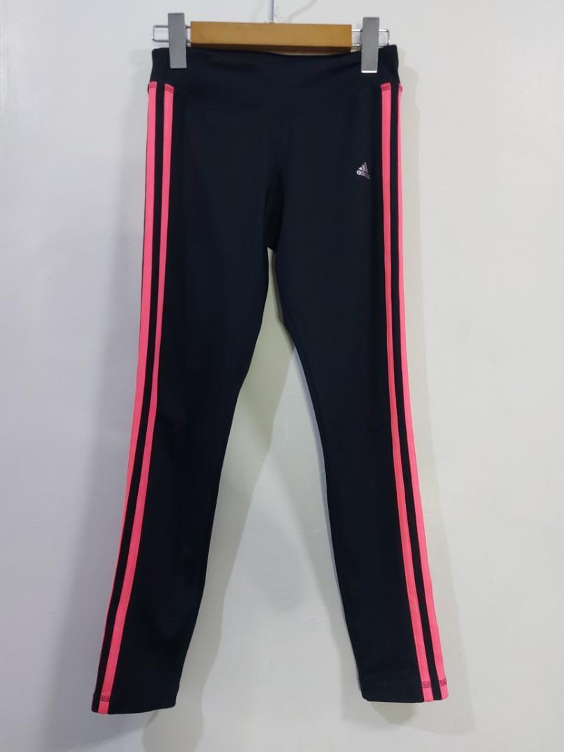 adidas 3 stripe leggings climalite