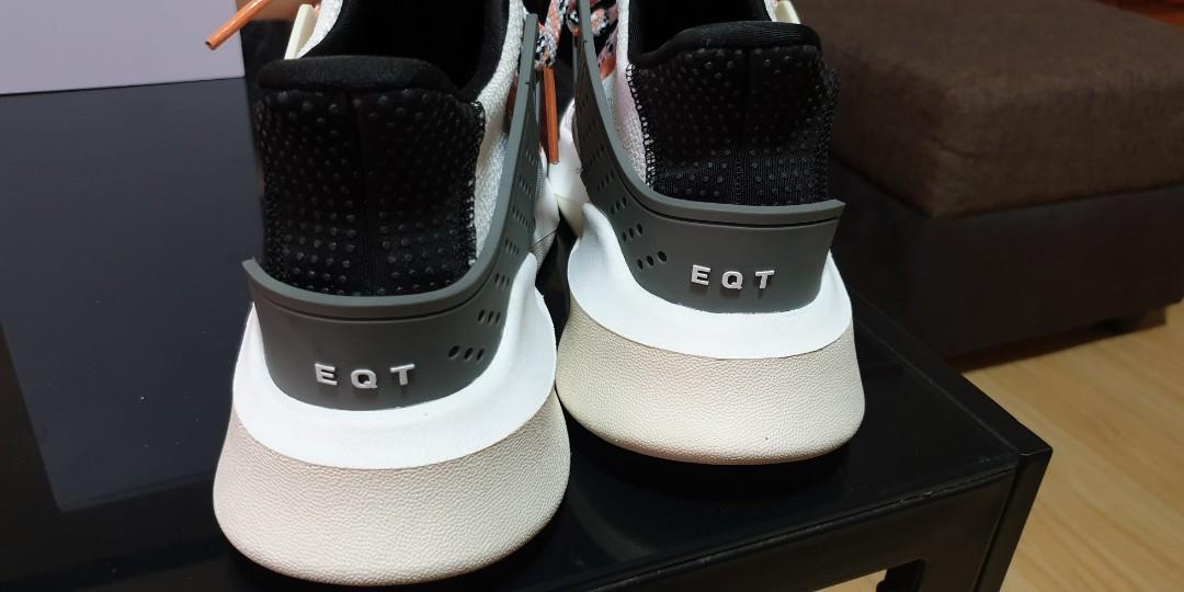 Adidas EQT (Category: Sneakers) located in Makati City. Submitted by rocketmail8 (Listing ID 1073298306, Image 3). Description: 100% legit/original bought in Japan. 5X used in Mall never been used again naka store lang sa cabinet. with slight yellowing sa side, will send more detail pics upon request. No box, iniwan sa Japan.