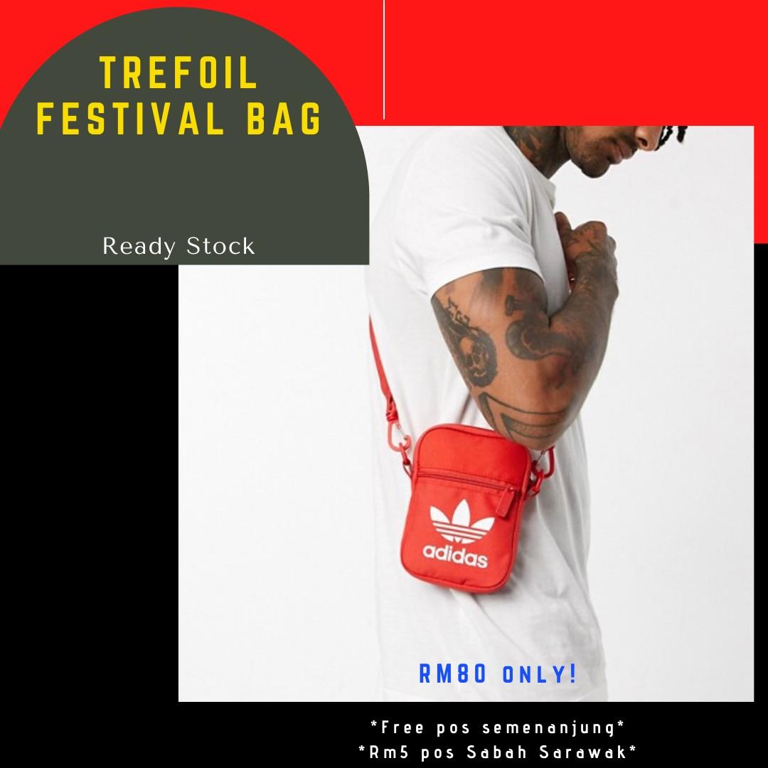 Adidas festival bag red sale