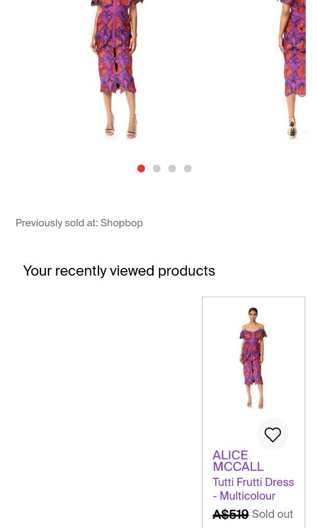 Alice mccall tutti frutti dress discount