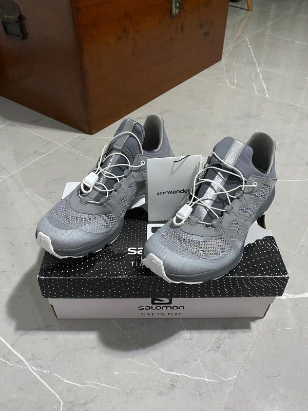 And Wander X Salomon Reflective Mesh Sneakers