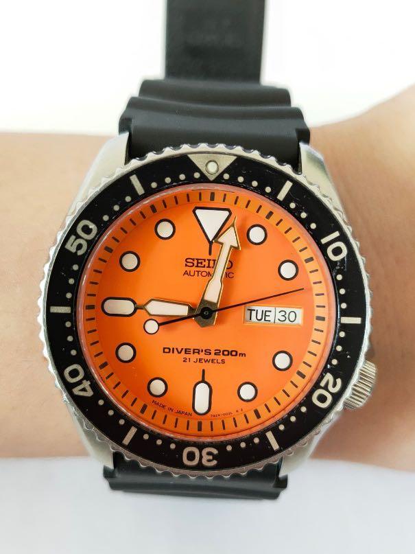 Seiko automatic diver's deals 200m 21 jewels