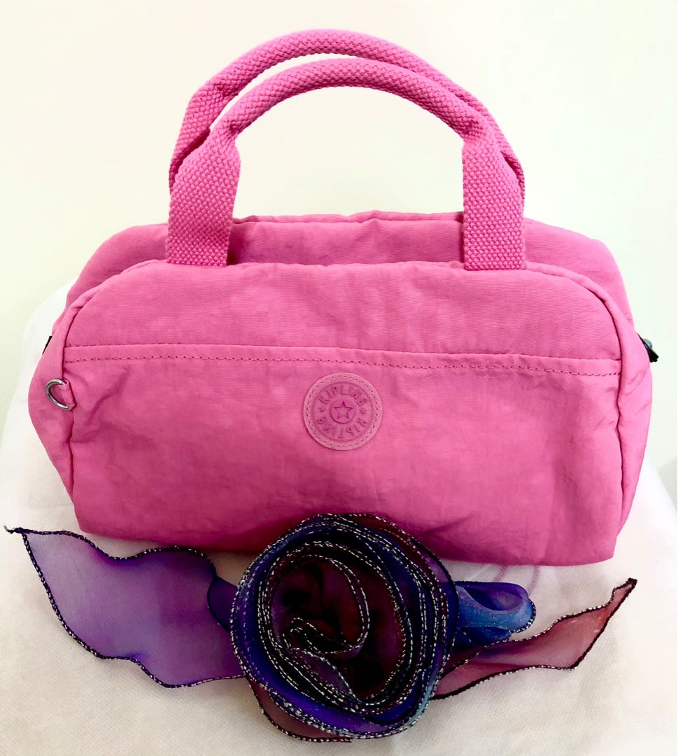 KIPLING Small Hand Carry Bag (Pink), Women's Fashion, Bags & Wallets