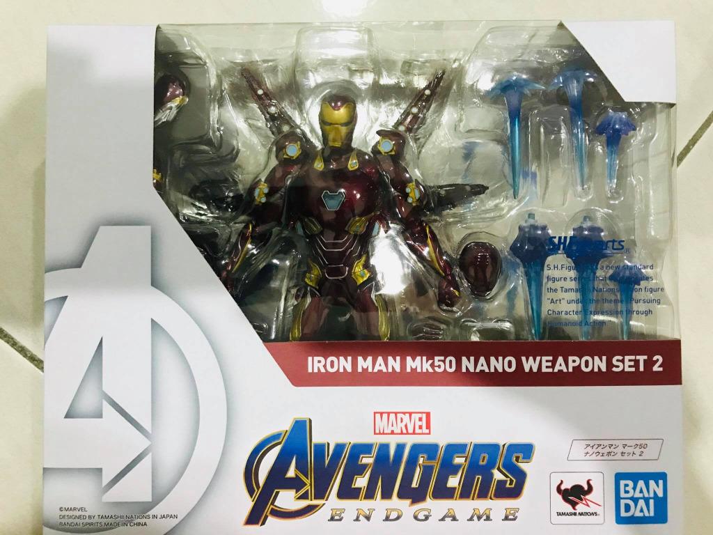 Avengers: Infinity War S.H.Figuarts Iron Man Mark L With Nano-Weapon Set