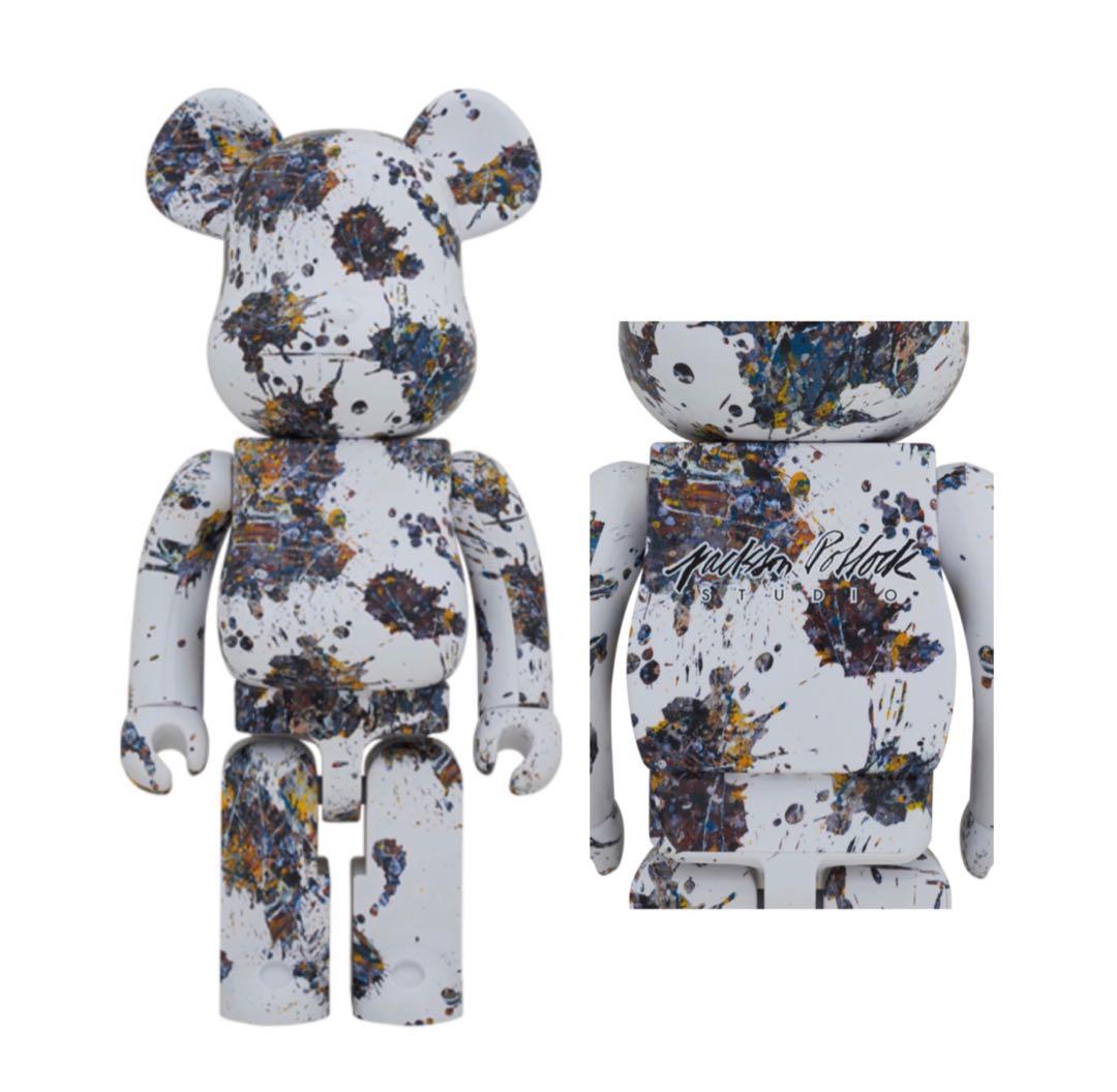 Bearbrick 1000% Jackson Pollock Studio (Splash) 潑墨Medicomtoy