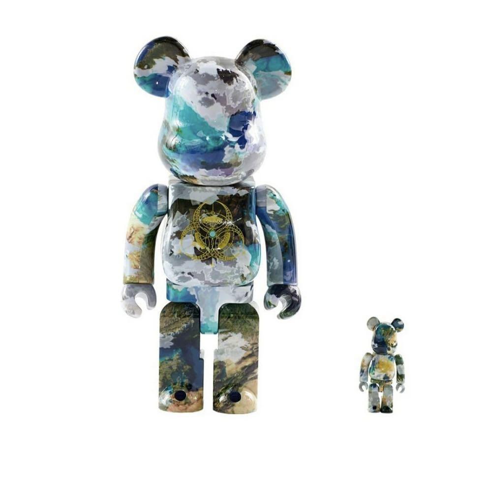 Bearbrick 400% 100% 地球🌍 上海限定, 興趣及遊戲, 玩具& 遊戲類