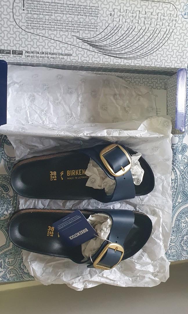 Birkenstock madrid big buckle insignia 2025 blue