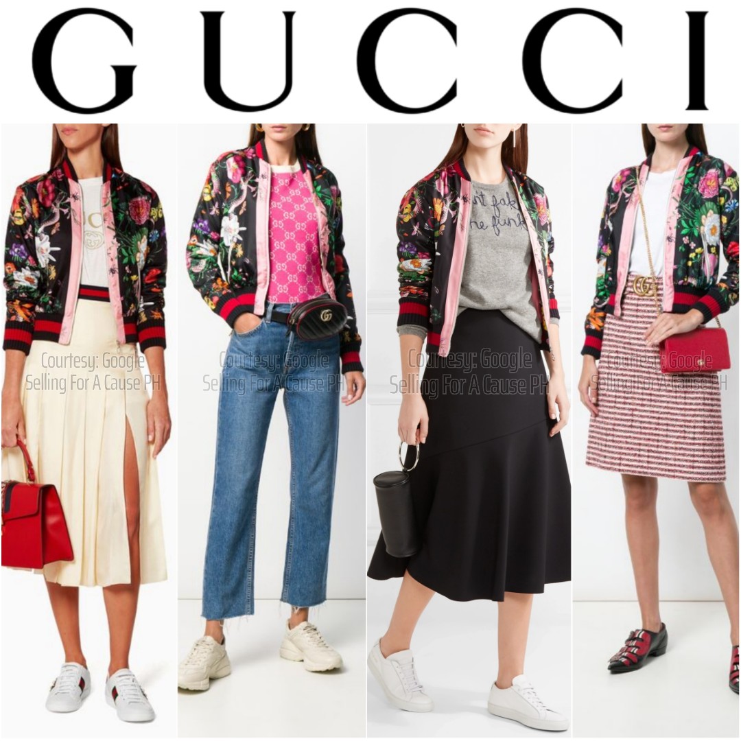 Gucci bomber cheap jacket women
