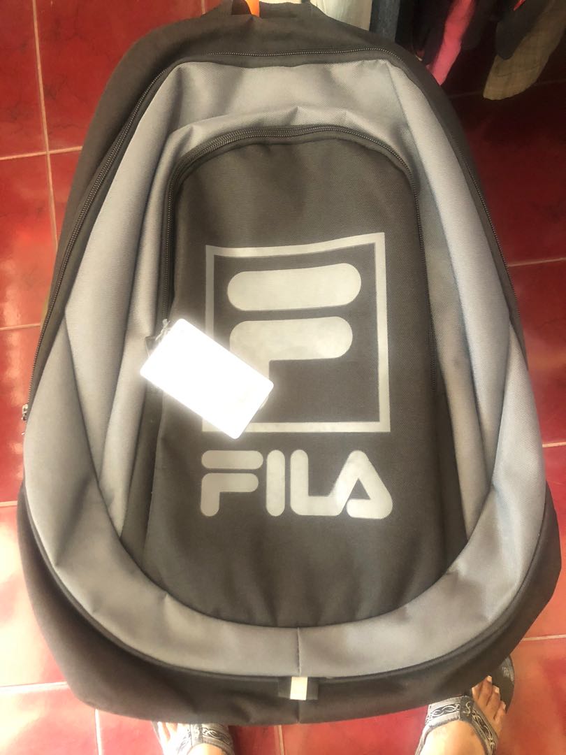 black fila backpack