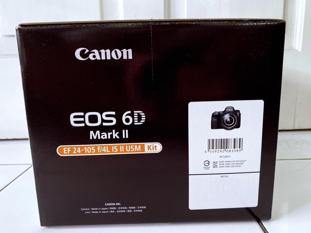 camera canon eos 6d mark ii kit ef 24 104 f 4l is ii usm