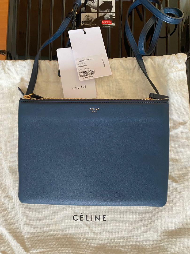 Celine trio abyss sale blue