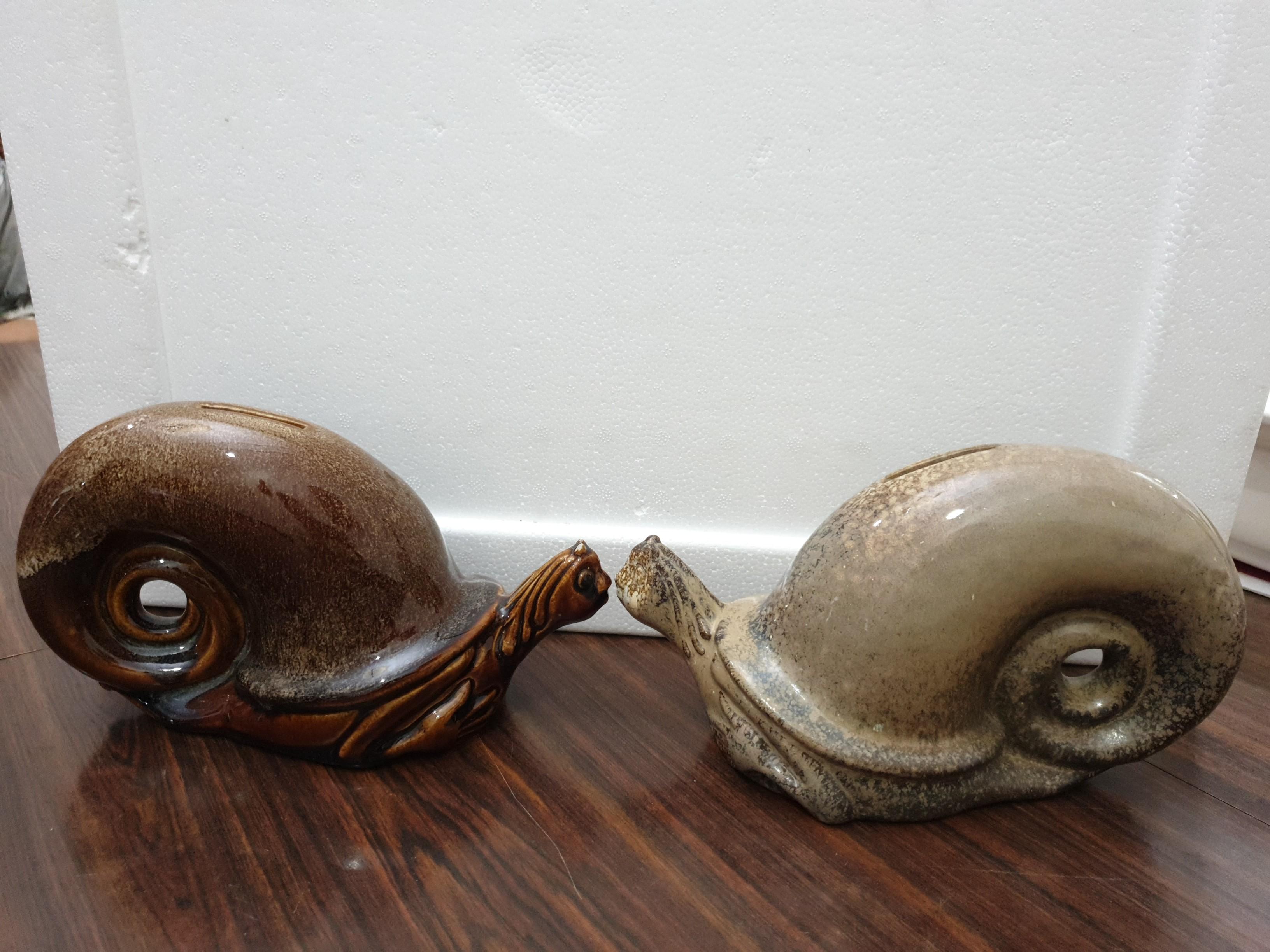 Ceramic Snail display decor, Furniture & Home Living, Home Decor, Other ...