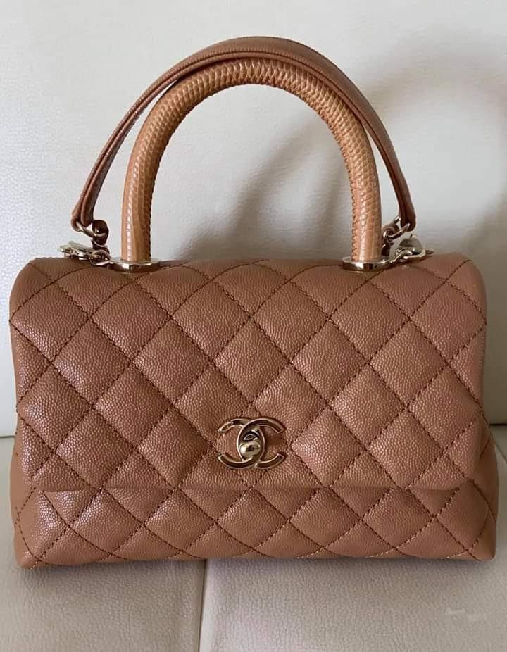 Chanel coco deals handle caramel