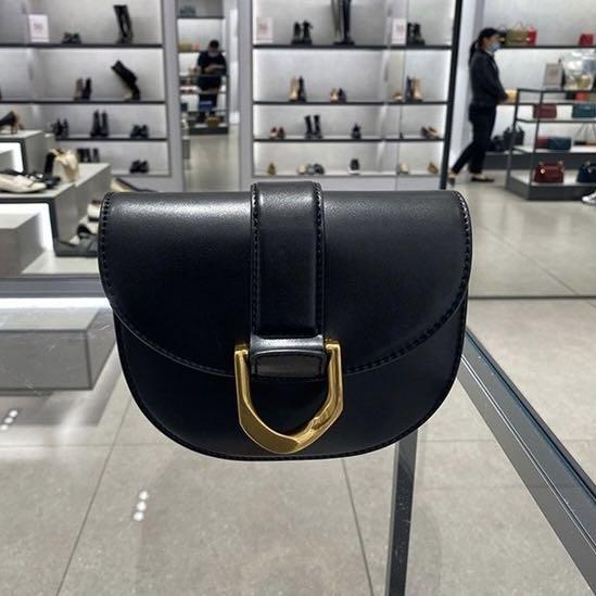 Black Gabine Saddle Bag, CHARLES & KEITH